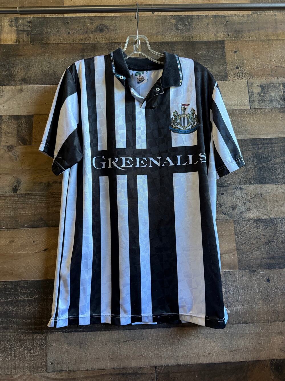 Vintage Newcastle United 1993-1995 Home Football Shirt/Jersey -Score Draw Medium